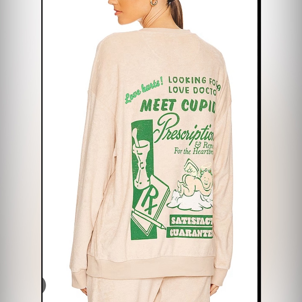 BOYS LIE LOVE HURTS CREWNECK IN SAND